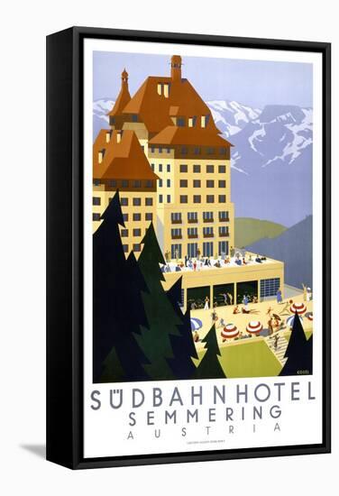Sudbahn Hotel - Summer-null-Framed Stretched Canvas