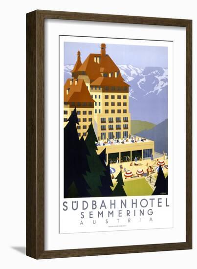 Sudbahn Hotel - Summer-null-Framed Giclee Print