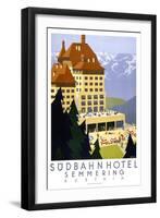 Sudbahn Hotel - Summer-null-Framed Giclee Print