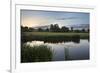 Sudbury Water Meadows at Dawn, Sudbury, Suffolk, England, United Kingdom, Europe-Mark Sunderland-Framed Photographic Print