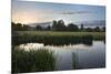 Sudbury Water Meadows at Dawn, Sudbury, Suffolk, England, United Kingdom, Europe-Mark Sunderland-Mounted Photographic Print