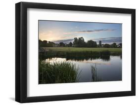 Sudbury Water Meadows at Dawn, Sudbury, Suffolk, England, United Kingdom, Europe-Mark Sunderland-Framed Photographic Print