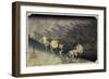 Sudden Rainstorm at Shono-Ando Hiroshige-Framed Giclee Print