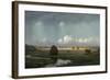 Sudden Shower, Newbury Marshes, 1865-75-Martin Johnson Heade-Framed Giclee Print