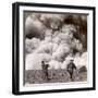 Sudden Volcanic Explosion in the Crater of Mount Asama (Asamayam), Japan, 1904-Underwood & Underwood-Framed Photographic Print