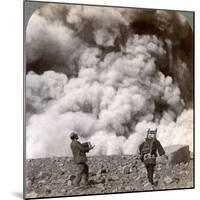 Sudden Volcanic Explosion in the Crater of Mount Asama (Asamayam), Japan, 1904-Underwood & Underwood-Mounted Photographic Print