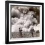 Sudden Volcanic Explosion in the Crater of Mount Asama (Asamayam), Japan, 1904-Underwood & Underwood-Framed Photographic Print