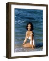 Suddenly Last Summer 1959 Directed by Joseph L. Mankiewicz Elizabeth Taylor-null-Framed Photo