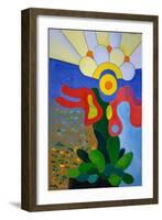 Suddenly the World Has Turned into One Sparkling Diamond, 2009-Jan Groneberg-Framed Giclee Print