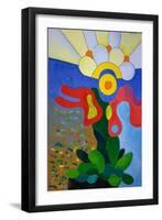 Suddenly the World Has Turned into One Sparkling Diamond, 2009-Jan Groneberg-Framed Giclee Print