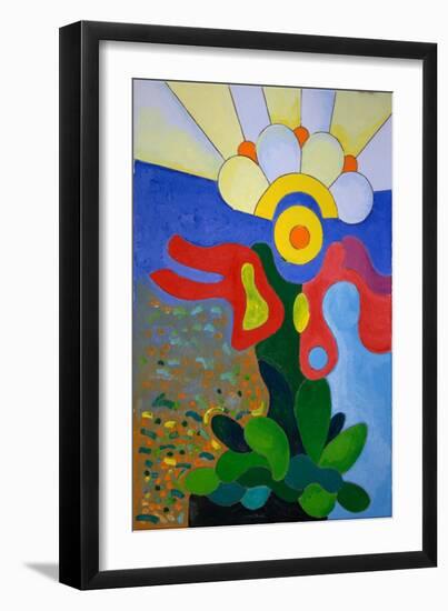 Suddenly the World Has Turned into One Sparkling Diamond, 2009-Jan Groneberg-Framed Giclee Print