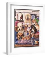 Suds and Pups-Jenny Newland-Framed Giclee Print