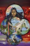 Sitting Bull Peace Pipe Visions-Sue Clyne-Giclee Print