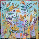 Purple Flowers-Sue Davis-Giclee Print