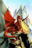 Sue Dawe Red Fire Dragon Fantasy-Sue Dawe-Art Print