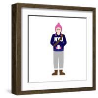 Sue from New York-Tosh-Framed Art Print