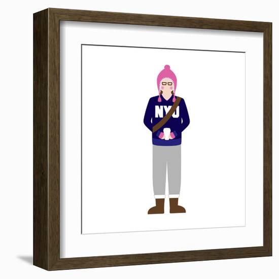 Sue from New York-Tosh-Framed Art Print