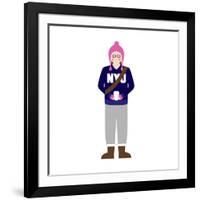 Sue from New York-Tosh-Framed Art Print