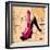 Suede Heel Pink-Roderick E. Stevens-Framed Premium Giclee Print