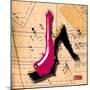 Suede Heel Pink-Roderick E. Stevens-Mounted Premium Giclee Print