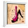 Suede Heel Pink-Roderick E. Stevens-Framed Giclee Print