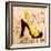 Suede Heel Yellow Red Sole-Roderick E. Stevens-Framed Giclee Print