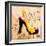 Suede Heel Yellow Red Sole-Roderick E. Stevens-Framed Giclee Print