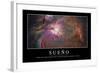 Sueño. Cita Inspiradora Y Póster Motivacional-null-Framed Photographic Print