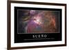 Sueño. Cita Inspiradora Y Póster Motivacional-null-Framed Photographic Print