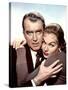 Sueurs Froides VERTIGO by AlfredHitchcock with James Stewart and Kim Novak, 1958 (photo)-null-Stretched Canvas