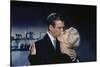Sueurs Froides VERTIGO by AlfredHitchcock with James Stewart and Kim Novak, 1958 (photo)-null-Stretched Canvas
