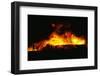 Suez Burning from Air Attacks-null-Framed Photographic Print