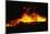 Suez Burning from Air Attacks-null-Mounted Photographic Print