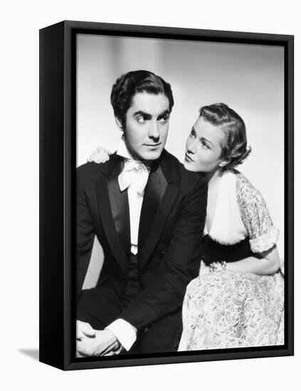 Suez, from Left: Tyrone Power, Annabella, 1938-null-Framed Stretched Canvas