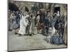 Suffer the Little Children Come Unto Me-James Tissot-Mounted Giclee Print