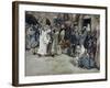 Suffer the Little Children Come Unto Me-James Tissot-Framed Giclee Print