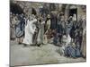 Suffer the Little Children Come Unto Me-James Tissot-Mounted Giclee Print
