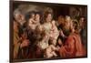 Suffer the Little Children to Come Unto Me, 1615-16-Jacob Jordaens-Framed Giclee Print