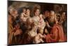 Suffer the Little Children to Come Unto Me, 1615-16-Jacob Jordaens-Mounted Giclee Print