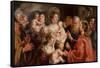 Suffer the Little Children to Come Unto Me, 1615-16-Jacob Jordaens-Framed Stretched Canvas