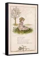 Sufferers from Arachnophobia Will Sympathise with Little Miss Muffet-Kate Greenaway-Framed Stretched Canvas