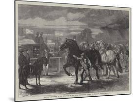 Suffolk Cart-Horses at the Exhibition of the Royal Agricultural Society at Bury St Edmunds-Samuel John Carter-Mounted Giclee Print