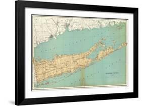 Suffolk County, New York, c.1895-Joseph Rudolf Bien-Framed Art Print