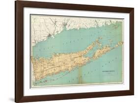 Suffolk County, New York, c.1895-Joseph Rudolf Bien-Framed Art Print