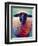 Suffolk Ewe 4-Marion Rose-Framed Giclee Print