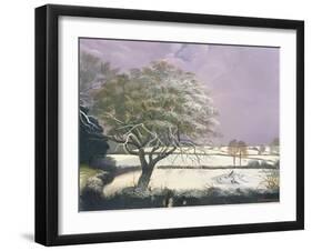 Suffolk Landscape, C.1968-Anna Katrina Zinkeisen-Framed Giclee Print