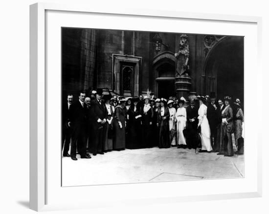 Suffrage Delegation, 1914-null-Framed Photographic Print