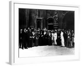 Suffrage Delegation, 1914-null-Framed Photographic Print