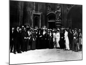 Suffrage Delegation, 1914-null-Mounted Photographic Print