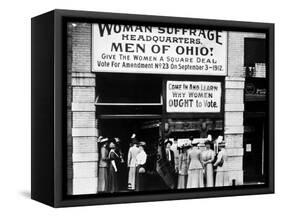 Suffrage Headquarters-null-Framed Stretched Canvas